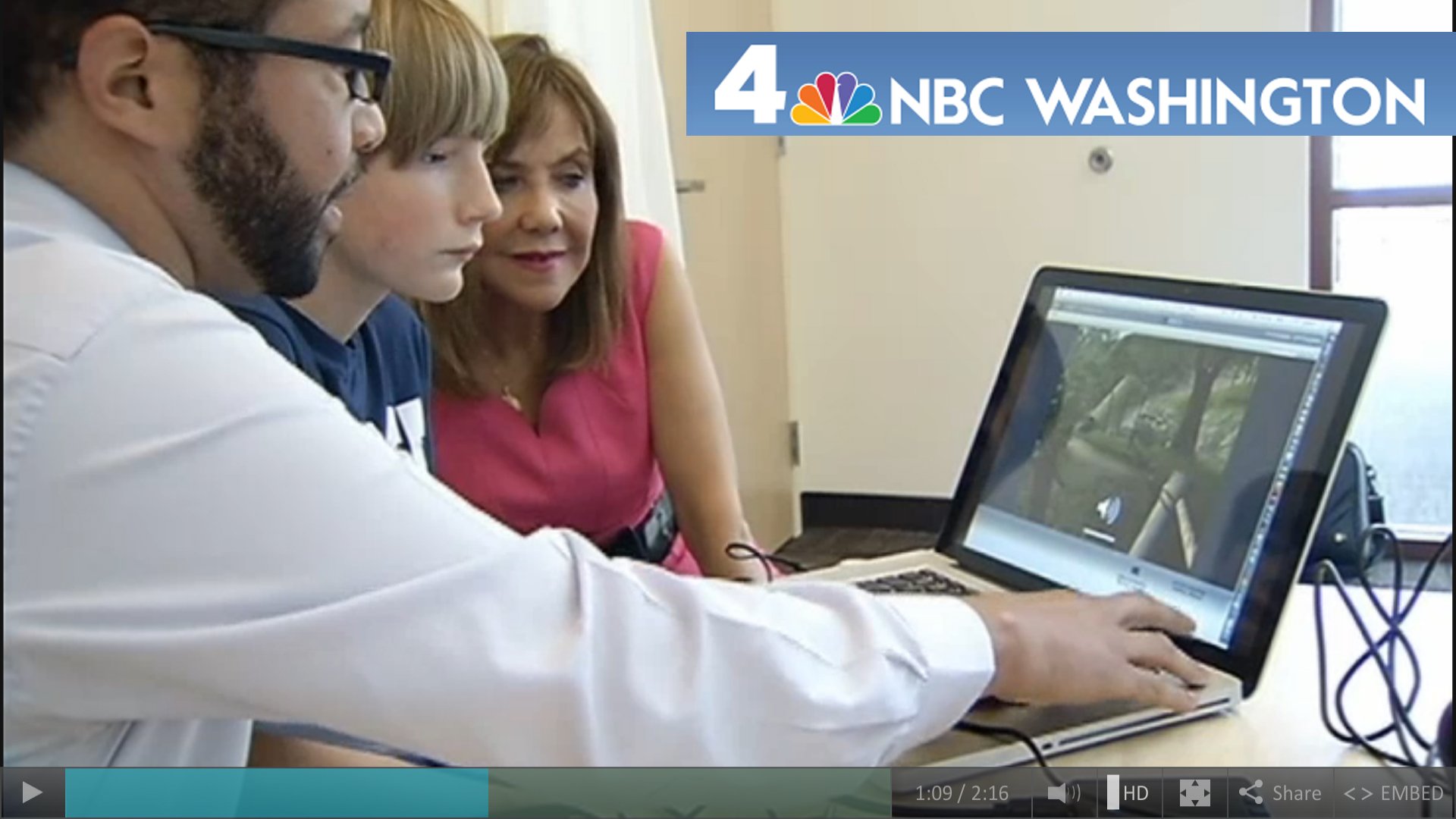 Lindsay Grace on Washington DC NBC 4 2013